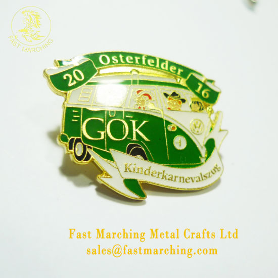 Custom Promotion Metal Button Awards Clothing Hard Enamel Pin Badge