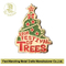 Custom Cheap Cap Military Christmas Tree Festival Lapel Pin Badge