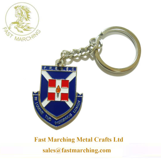 Custom Double Keychains Sided Engraved Couples Metal Chain for Keys