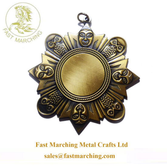 Custom Iron Cross Medallion Tile Star Shape Awards Order Medals