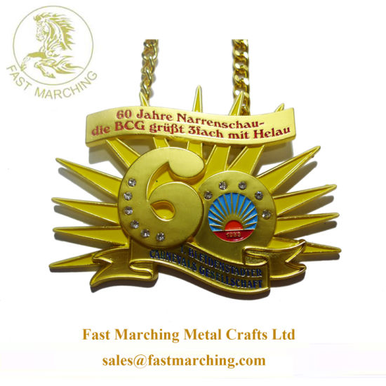 Custom Promotional Souvenir Event Medals and Ribbons for Anniversary