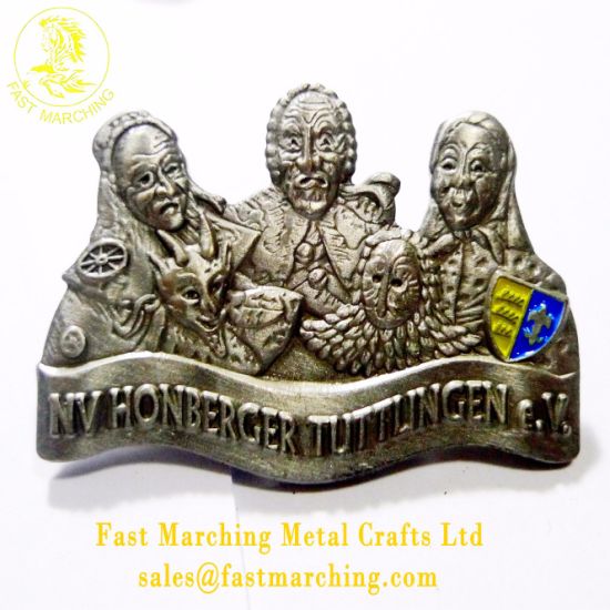 Custom Commander Pete Official Pin Souvenir Metal Sheriff Badge