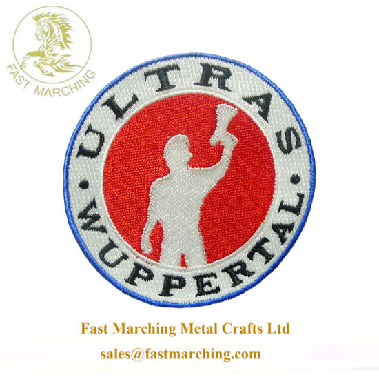 Wholesale Custom Made Iron Brand Securitas Embroidery Sew on Patches