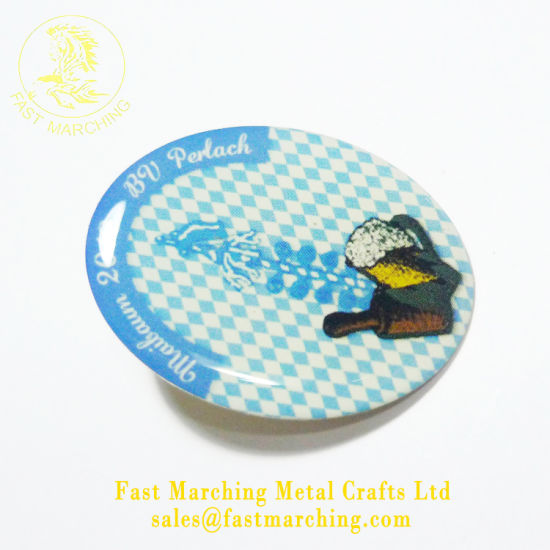 Custom Wholesale Collar Mini Plate Button Printing Metal Pin Badges
