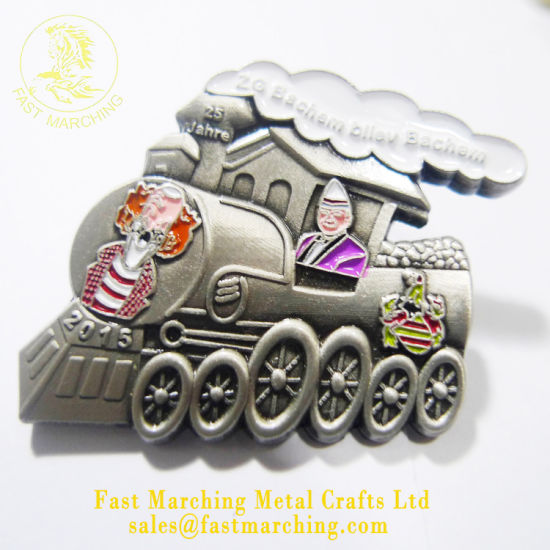 Custom 3D Pin OEM Car Stainless Steel Badge with Adhesive