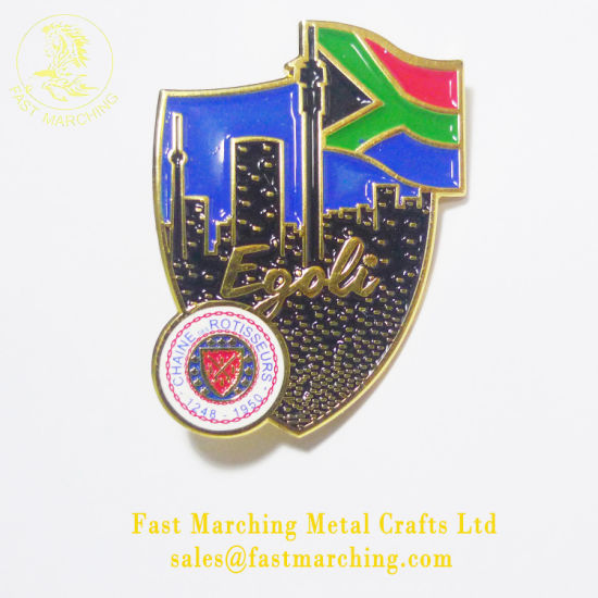 Custom Promotional Gift Flag Lapel Pin Metal United Nations Badge