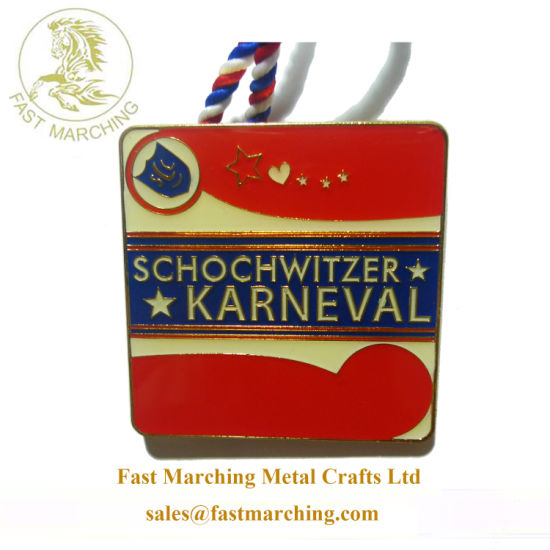 Custom Good Quality Enamel Brand Award Logo Souvenir Medal Maker