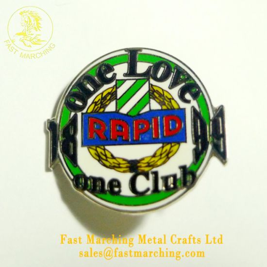 Wholesale Metal Flag Police Company Airplane Emblem Lapel Pin Badge