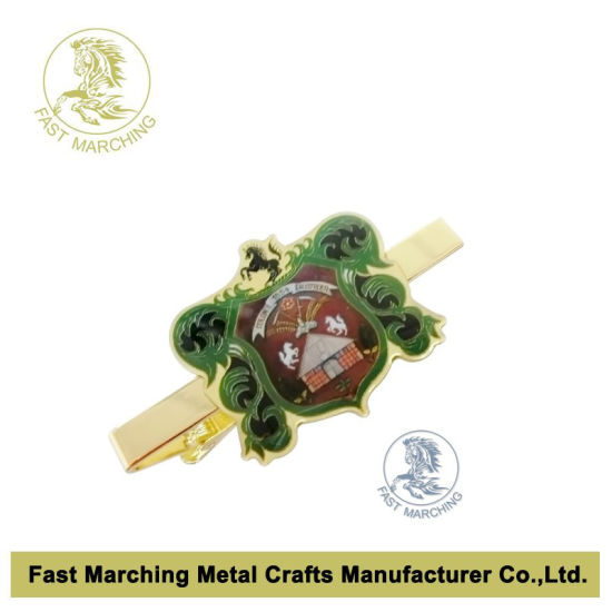 Custom Enamel Metal Tie Clip Tie Bar Factory Price