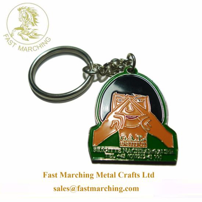 Wholesale Custom Personalized Gifts Engraved Enamel Made Keychains for Girlfriend