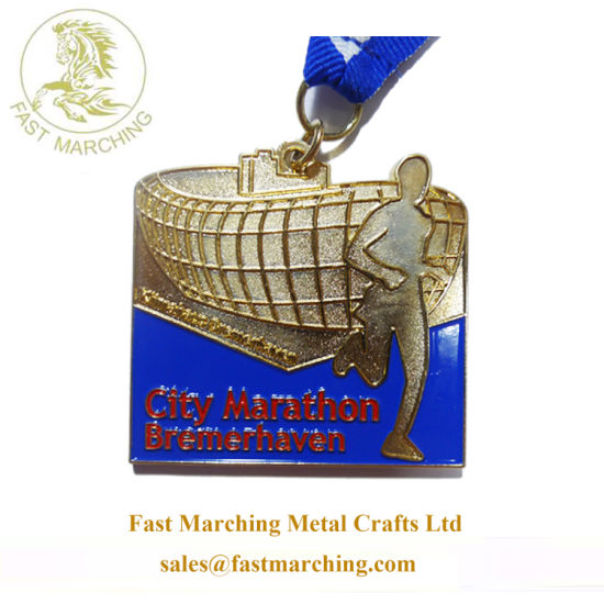 Custom Factory Price Soft Enamel Honor Running Medals for Sale