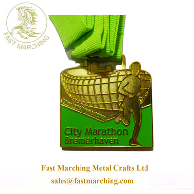 Wholesale Factory Custom Marathon Medallion Pendant Sport Made Medals