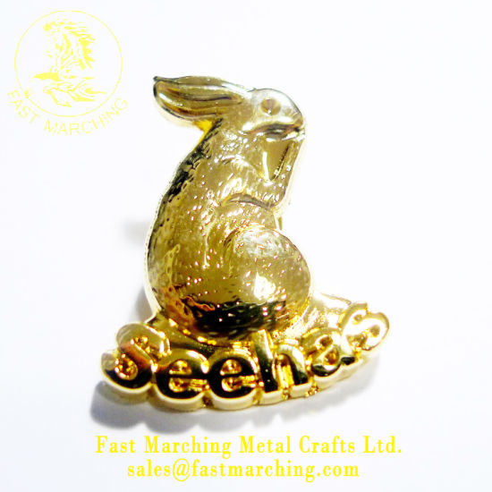 Customised Gold Making Magnetic Materials 3D Metal Made Badges