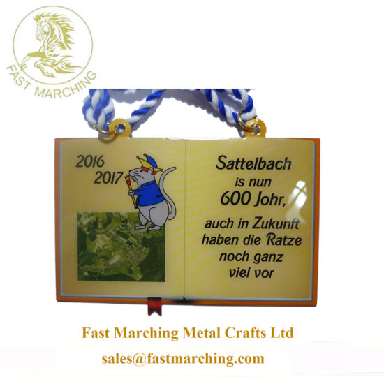 Custom Good Quality Pendant Childrens Football Printing Finisher Medal
