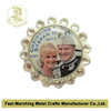 Custom Metal Plate Epoxy Clothing Badge Lapel Pin Emblem