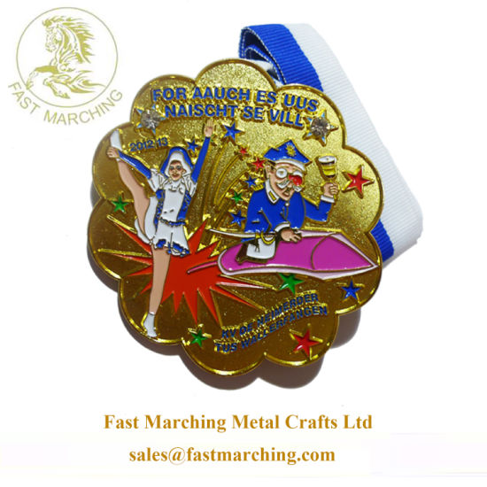 Custom Wholesale Dance Accept Paypal France Medal for Anniversary and Cher