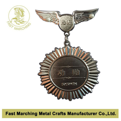 Custom Insignia for Honor, Awarded Metal Medal Medallion