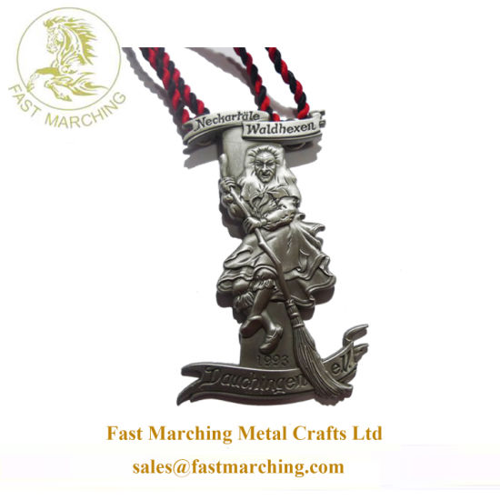 Custom Cheap 3D Zinc Alloy Medallion Trophy ODM Silver Metal Medal