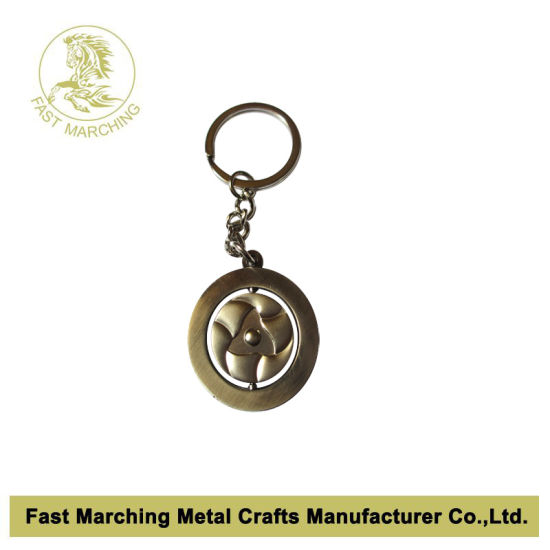 3D Key Chain with a Rotating Part