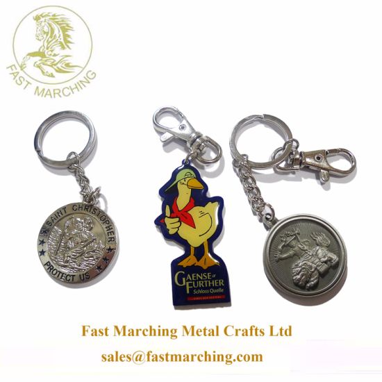 Custom 3D Die Cast Sterling Silver Engravable Metal Carabiner Keychain