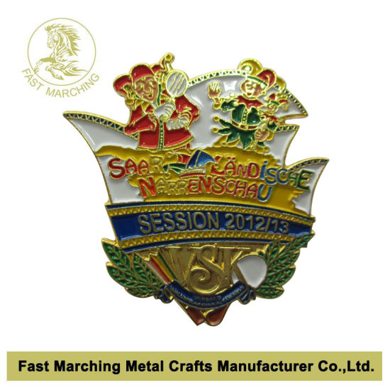 Enamel Name Tin Military Security Pilot Metal Lapel Pin Badge
