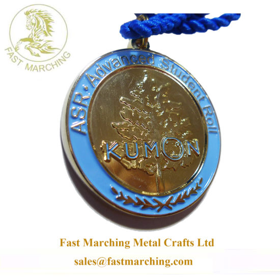 Custom Shaped Gift Round Coin Logo Metal Medals for Youth
