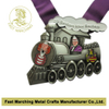 Custom Germany 3D Souvenir Medallion Trophy Strap Gold Silver Medal