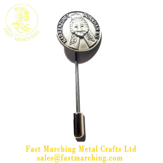 Custom Magnetic Lapel Pin Cap Material Emblems Metal Logo Badge