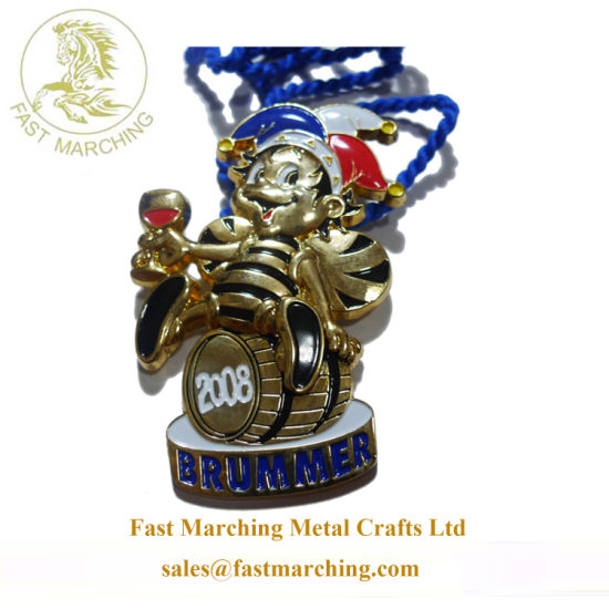 Factory Price Childrens Iron Stand Trophies 3D Honor Medal for Sports