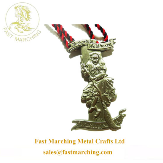 Factory Price Custom Ribbon Engraved Medallions Embossed Engraved 3D Medal