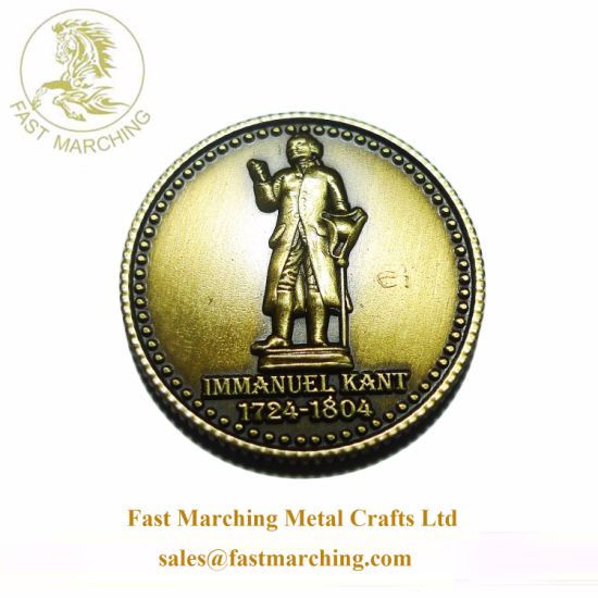 Custom Stainless Steel Copper China Suppliers Commemorative Coin