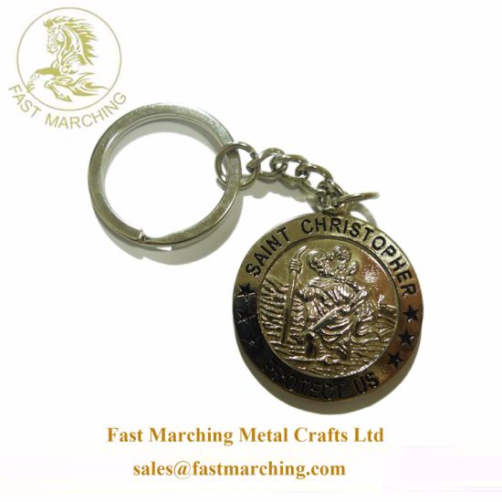 Custom Metal Cut Business Security Keychains Brand Cool Keyrings