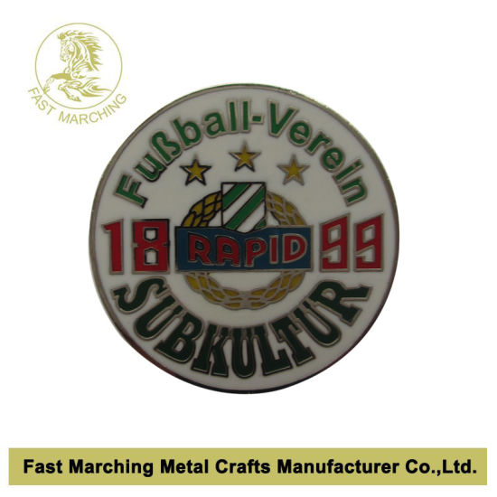 Custom Automatically Engraved Scout Name Plate School Metal Pin Badge