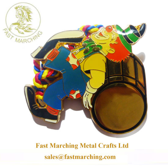 Custom Shaped Funny Sports Metal Award Medals for Kids