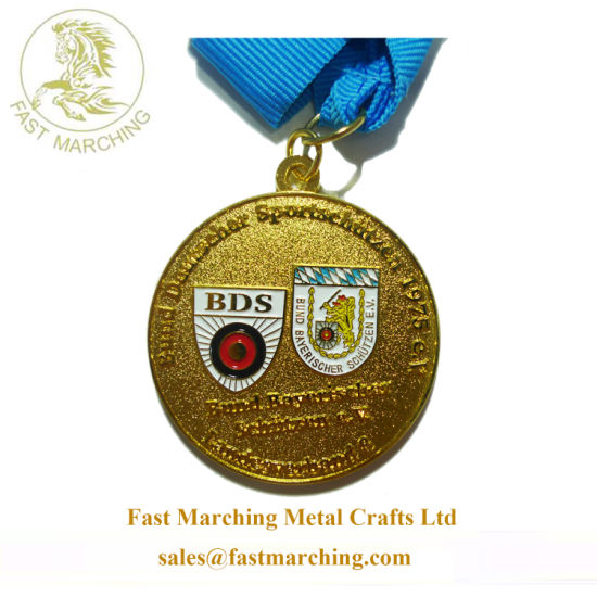 Custom Good Quality 3D Logo Gold Metal Rectangle Royal Rugby Coin Medal
