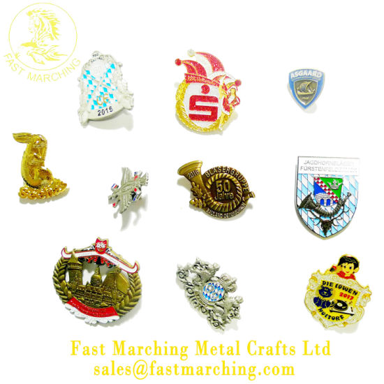 Factory Price Custom Metal Cap Pin Badges Made to Order