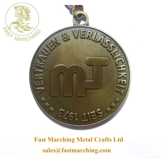 Custom Wholesale Engraved Sport Bronze Coin Blanks for Dak Medal