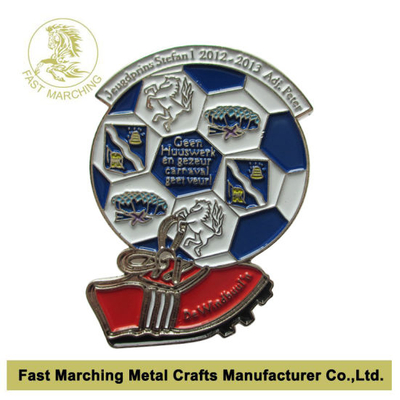 Custom Magnet Football Soccer Award Souvenir Enamel Pin Badge Manufacturer