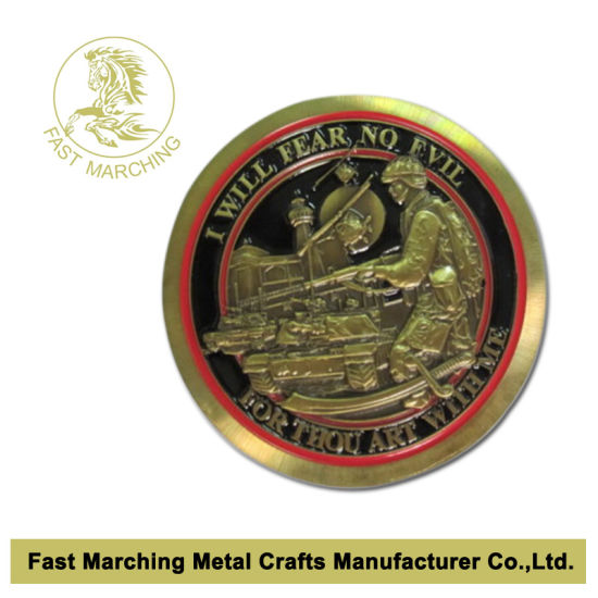 Custom Antique Miliary Souvenir Trolley Coin with High Quality