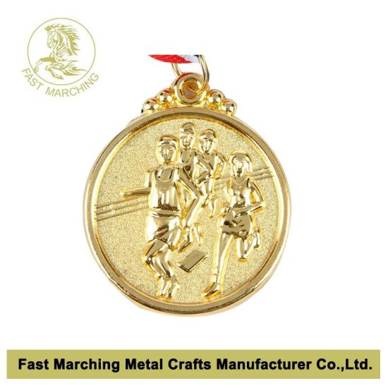 Souvenir Football Soccer Sports Military Gold Silver Medal Cup Factory