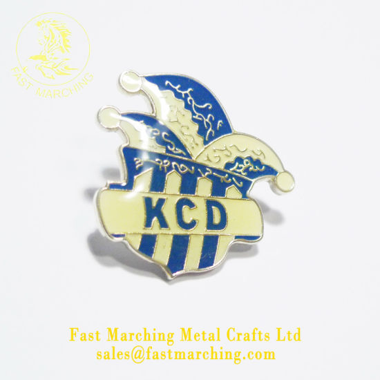 Custom Good Quality Printed Clothing Badge Clip Christmas Lapel Pin