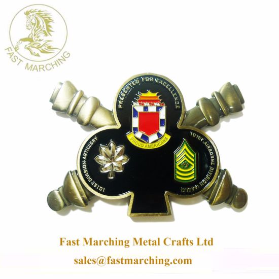 Cheap Base Metal Fantasy Police Officer Challenge Awards Coin