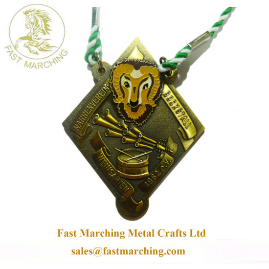 Factory Price Custom Finisher Hanger Medal Gift 3D Copper Medallion