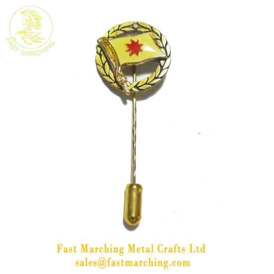 Custom Promotion 3D Tin Button Souvenir Pakistan Flag Badge