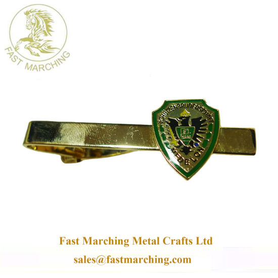 Custom Pin Necktie Tie Accessories Metal Clip on Shirt Collar