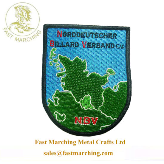 Custom Plaque Embroidered Badge UAE Suit Maker Sew on Patches