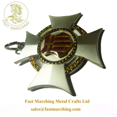 Factory Price Custom Iron Cross No Minimum St Christopher Medal