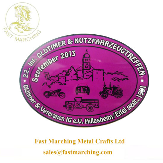 Cheap Custom Finisher Printing Medallions Souvenir Car Medals for Sale