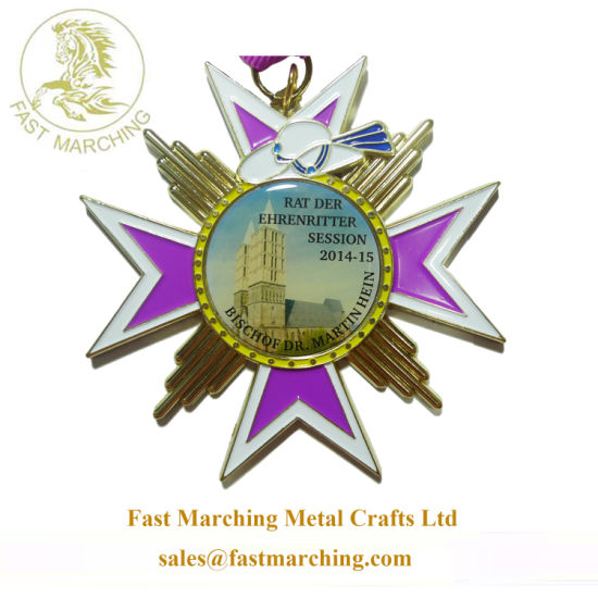 Factory Price Custom Lanyard Corporate Medals 3D Printing Metal Medallions