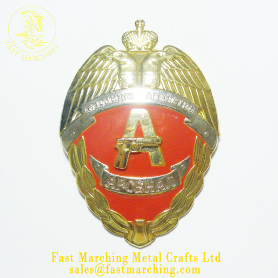 Custom Clothing Mini Emblem Heart Shaped Metal Order Badges Online